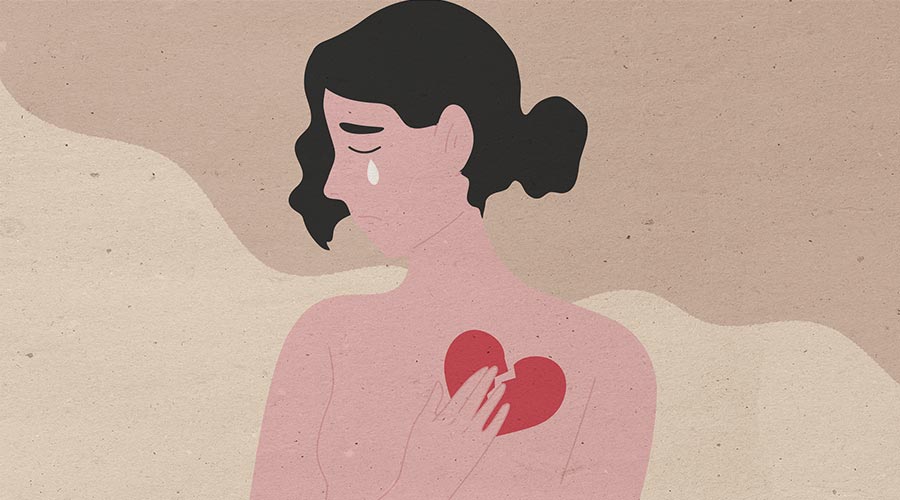 Illustration til siden om hvornår forholdet er slut