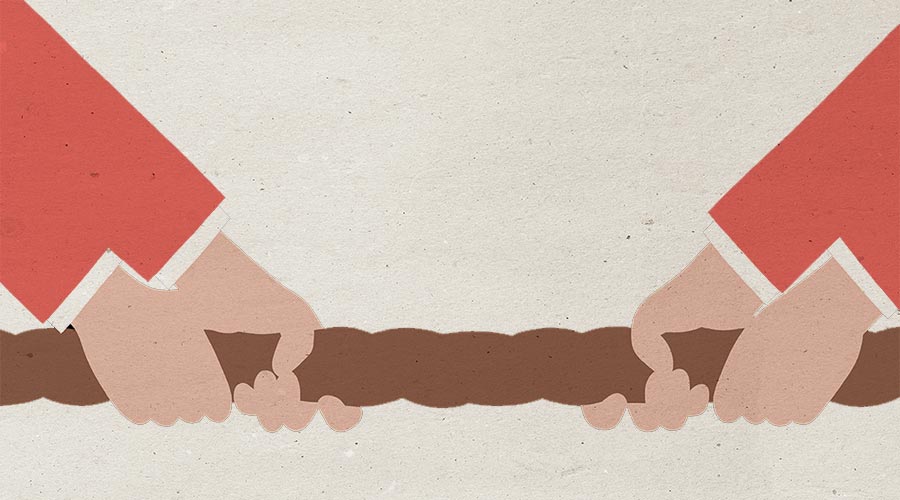 Illustration til siden om konflikter i parforholdet